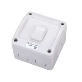 4C | Weatherproof Single Switch 1 Pole 2Way IP66 250V 20A