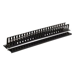 1RU Cable Management Rail | 24 Slot | 4Cabling