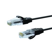 7m CAT6A THIN U/UTP LSZH 28 AWG RJ45 Network Cable | Black