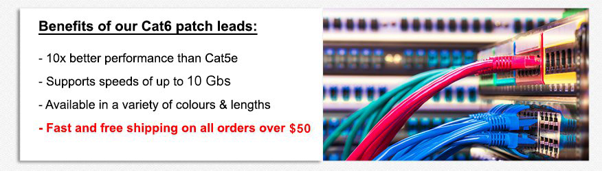 Ethernet Cables Cat 6 | Cat 6 Network Cables | 4Cabling